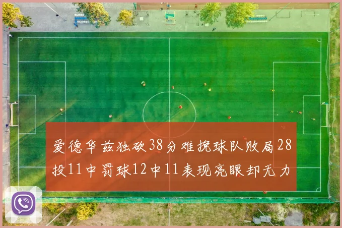 爱德华兹独砍38分难挽球队败局28投11中罚球12中11表现亮眼却无力回天